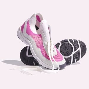 Chanel low top CC Trainers